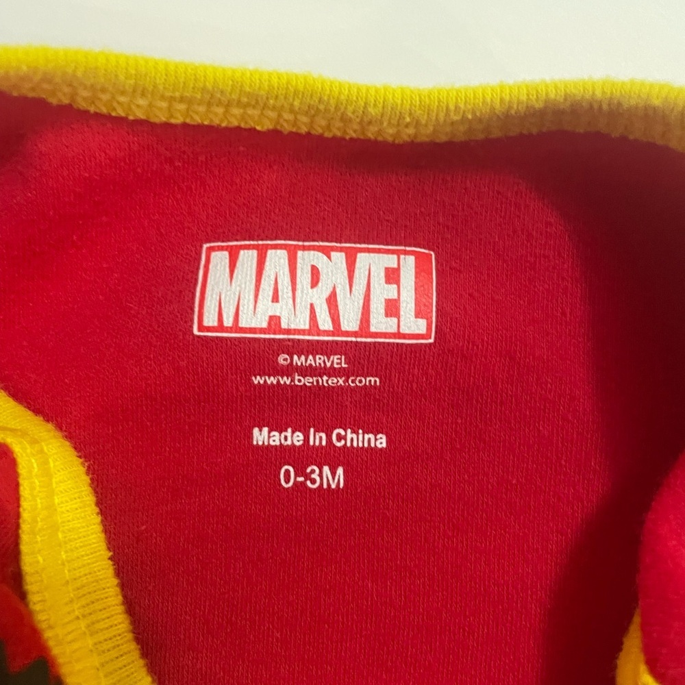 Marvel set of 3 short sleeve rompers baby 0-3 months - Picture 3 of 5